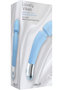 Mae B Lovely Vibes Laced Soft Touch Body Wand Massager Blue