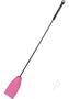 Rouge Fifty Times Hotter Leather Riding Crop - Pink