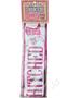 Gettin Hitched Bride Party Sash Glitter White/pink