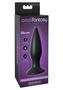 Anal Fantasy Elite Small Rechargeable Anal Plug Vibrating Usb Waterproof 4.3in - Black